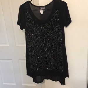 Long Jeweled Blouse